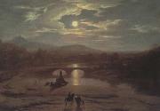 Washington Allston Moon-light landscape (mk43) Spain oil painting artist